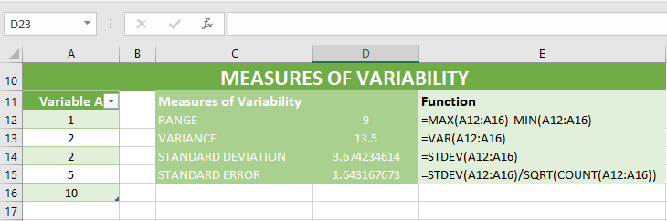 Excel_variability